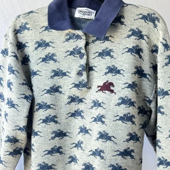 Vintage 80s Missoni Sport Sweater - Picture 2 of 13